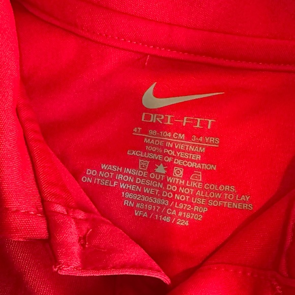 Nike Red Polo and Black Shorts Combo - Picture 7 of 7